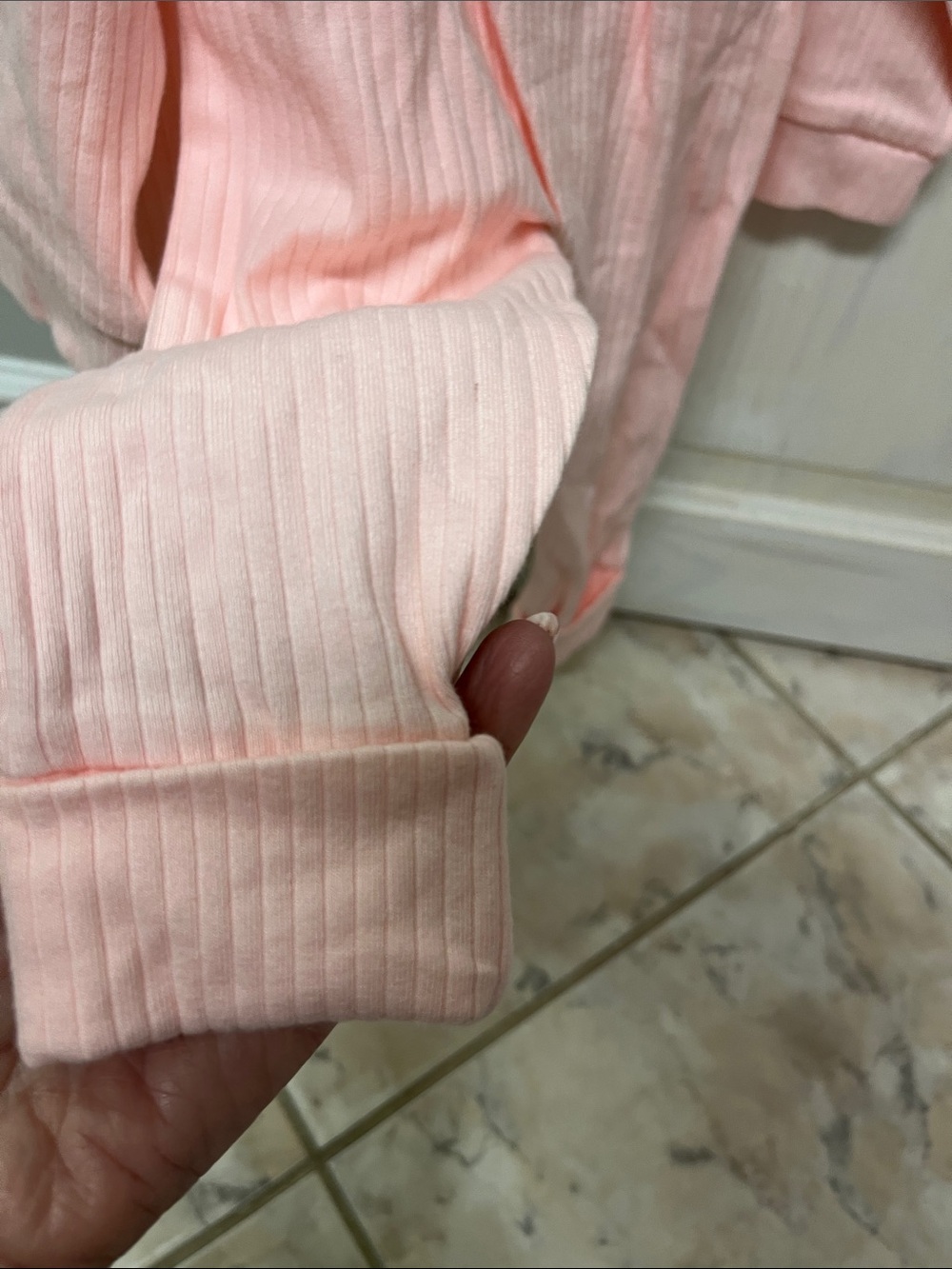 Carter's Light Pink Ribbed Baby Two-Piece Set - Picture 3 of 4